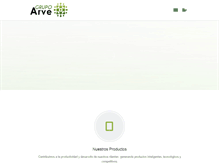 Tablet Screenshot of grupoarve.com